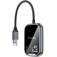 Адаптер Acefast QC1 car wireless CarPlay – Серый