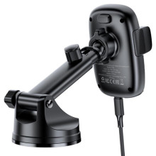 Автотримач з БЗП Acefast D49 Wireless Charging 15W – Чорний