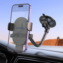 Автодержатель Hoco H20 Mighty one-button (windshield) – Черный