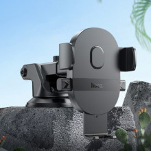 Автодержатель Hoco H19 Mighty one-button (center console) – Черный