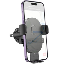 Автодержатель Hoco H18 Mighty one-button (air outlet) – Черный