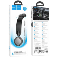 Автодержатель с БЗУ Hoco HW29 Magnetic Wireless Charging 15W – Черный
