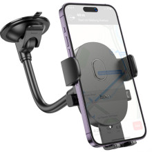 Автотримач Hoco H20 Mighty one-button (windshield) – Чорний