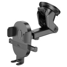 Автотримач Hoco H19 Mighty one-button (center console) – Чорний