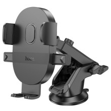 Автотримач Hoco H19 Mighty one-button (center console) – Чорний