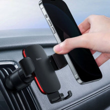 Автодержатель Baseus Metal Age 2 Gravity Car Mount (Air Outlet Version) (SUJS00001) – Серый