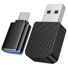 Адаптер Hoco HU3 Tony car wireless CarPlay – Черный