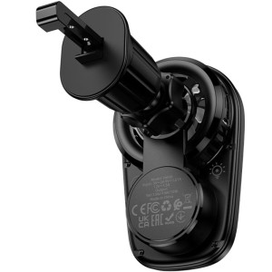 Автодержатель с БЗУ Hoco HW36 Electric 15W with cooler (air outlet)