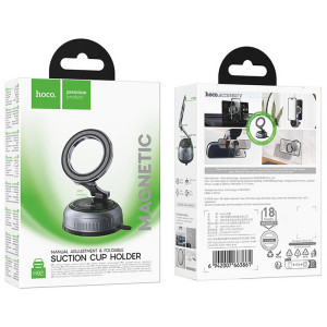 Автодержатель Hoco H92 High vacuum suction cup magnetic (universal) – Черный