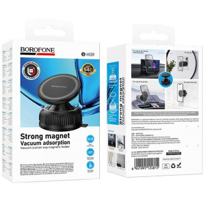 Автодержатель Borofone BH139 Rider Vacuum Suction Magnetic