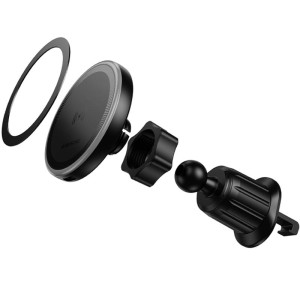 Автотримач з БЗП Borofone BH224 Flash 15W (air outlet)