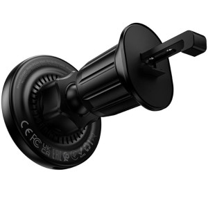 Автодержатель с БЗУ Borofone BH224 Flash 15W (air outlet) – Черный