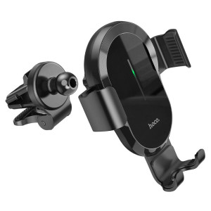 Автодержатель с БЗУ Hoco CA105 Guide 15W (air outlet) – Черный