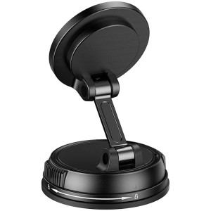 Автодержатель с БЗУ WIWU CH-326 Universal Vacuum Suction Magnetic 15W – Черный