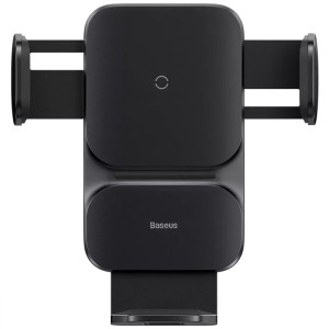 Автодержатель с БЗУ Baseus Wisdom Auto Alignment (QI 15W) (Air Outlet base) (CGZX000001) – Черный
