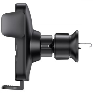 Автодержатель с БЗУ Baseus Wisdom Auto Alignment (QI 15W) (Air Outlet base) (CGZX000001) – Черный