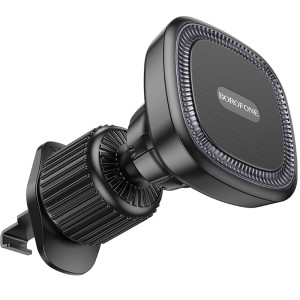 Автодержатель Borofone BH96 NT Ice ring magnetic (air outlet) – Черный