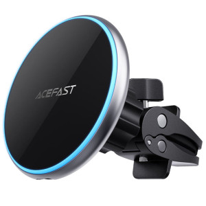 Автотримач з БЗП Acefast D3 magnetic wireless 15W (air outlet)