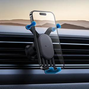 Автодержатель Baseus Stable Gravitational Car Mount Air (Air Outlet Version) (SUWX02) – Черный