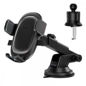 Автодержатель Baseus UltraControl Pro Series Clamp-Type (C40351600113-0) – Черный