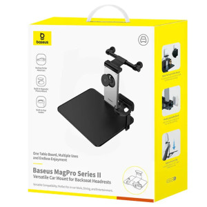 Автодержатель Baseus MagPro II Versatile для подголовника (C40272901121) – Черный