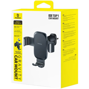 Автодержатель Baseus Metal Age Go Gravity Car Mount (C4047870) – Черный