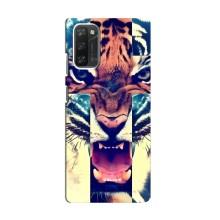 Чехлы с изображением разных животных для Blackview A100 (Яркий Тигр)