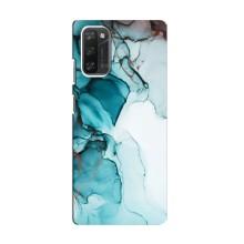 Чохол для Блэквью А100 - з принтом (Дизайнерські) (AlphaPrint) (Бірюзовий мрамор)