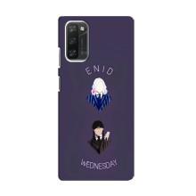 Чехлы Венсдей на Blackview A100 Уэнсдей (AlphaPrint) (Уэнздей и подруга)