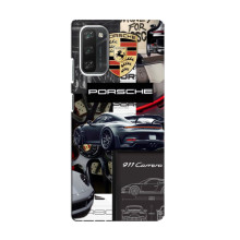Чохол з авто Порше для Blackview A100 – Колаж Порше