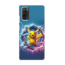 Чохол з Пікачу на Blackview A100 – Лого Пікачу