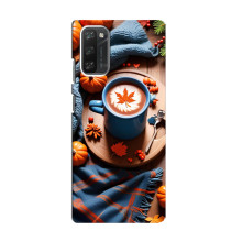 Чохол з унікальним дизайном 'Осінь з кавою' для Blackview A100 – Кава і гарбузики