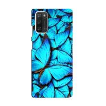 Силиконовый бампер с картинкой животных для Blackview A100 (Крылья бабочек)