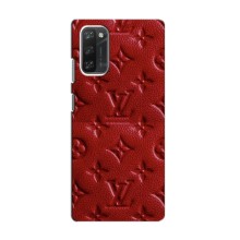 Текстурный Чехол Louis Vuitton для Блеквью А100 – Красный ЛВ