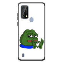 Чохли з зображенням Жаба Мем на Blackview A50 – Жаба серце