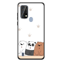 Чохли з зображенням різних тварин на Blackview A50 (Здивовані ведмедики)