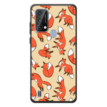 Чехлы с картинкой Лисички для Blackview A50 (VPrint) (Лисички)