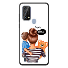 Чехол с печатью для Blackview A50 - (Мама с ребенком) (AlphaPrint) – Мама с сыном
