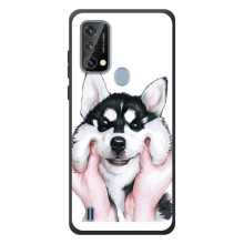 Чехлы с собаками для Blackview A50 (VPrint) – Довольный Хаски