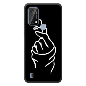Чехлы (Знак сердечка) на Blackview A50 – Сердце на черном