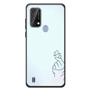 Чехлы (Знак сердечка) на Blackview A50 – Сердце на голубом