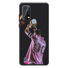 Чехол Месси футболист для Blackview A50 (Месси с кубом)