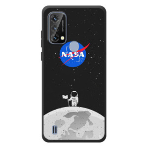 Силиконовый бампер с принтом "Наса" на Blackview A50 – Космонавт NASA