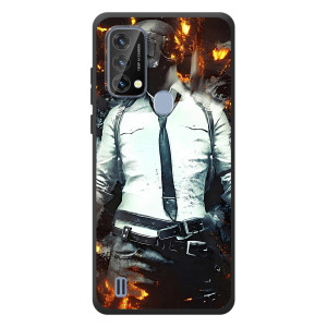 Силиконовый чехол с картинкой "Герой Pubg" на Blackview A50 – Man Пубг