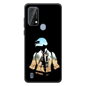 Силиконовый чехол с картинкой "Герой Pubg" на Blackview A50 – Пубг мен