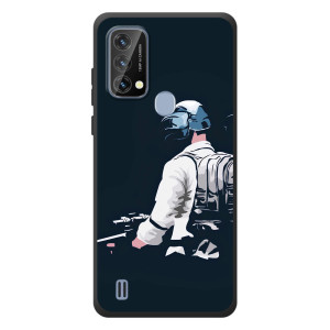 Силиконовый чехол с картинкой "Герой Pubg" на Blackview A50 – В экиперовке