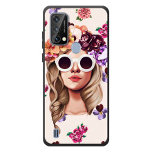 Чохол з картинкою Модні Дівчата Blackview A50 – Дівчина в окулярах