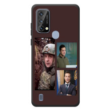 Чехол для Blackview A50 (AlphaPrint - с принтом Зеленского) – Президент