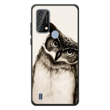 Чехол с птицами на Blackview A50 (VPrint) (Сова)