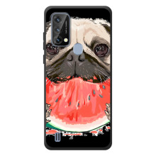 Чехол (ТПУ) Милые собачки для Blackview A50 (Смешной Мопс)